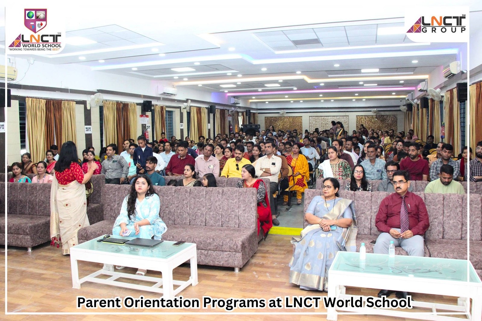  LNCT WORLD SCHOOL BHOPAL organised Orientation Program for the new parents Grade 1 – 5