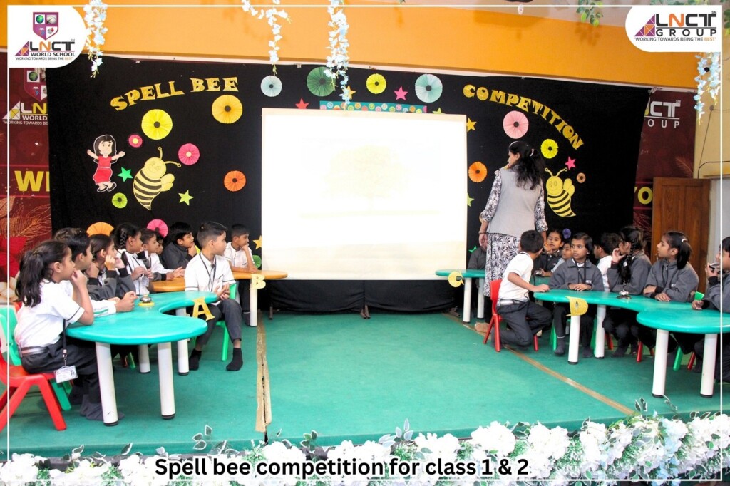 Spell Bee Competition at LNCT World School - LNCT World School