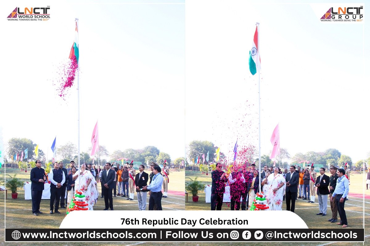 76th Republic Day Celebration at LNCT World School Ground