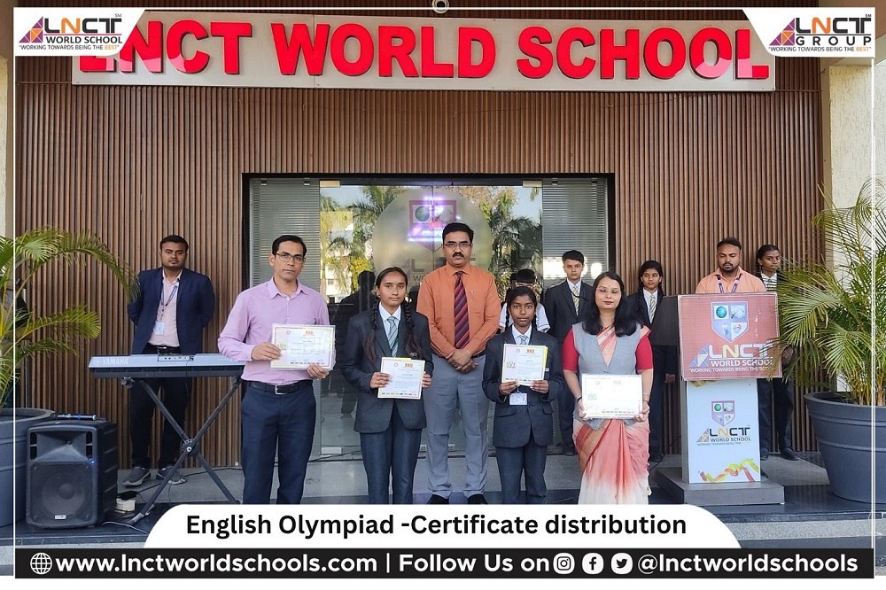 English Olympiad – Certificate Distribution Ceremony at LNCT World School 